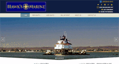 Desktop Screenshot of hawksmarine.com